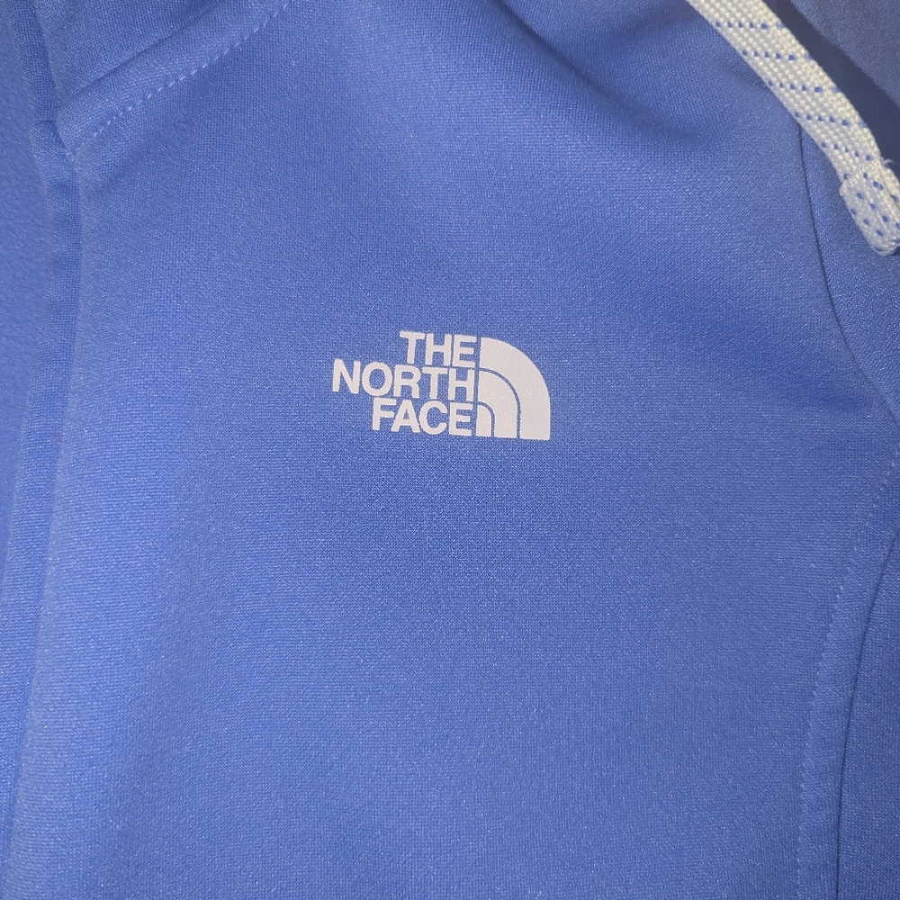 North Face Women's Small Full Zip Purple Long Sleeve Hoodie Sweatshirt - Picture 3 of 7